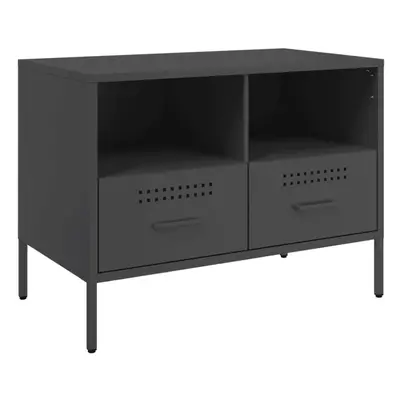 (black, pcs) vidaXL TV Cabinets TV Stand TV Unit Hifi Cabinet pcs Black Cold-rolled Steel