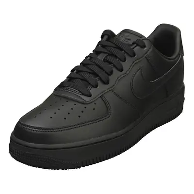 (10) Nike Air Force 07 Fresh Mens Fashion Trainers in Black Anthracite