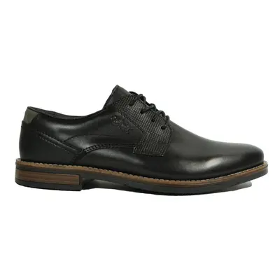 (9.5 (Adults')) | Black Leather | Men's Smart Lace Up Shoes