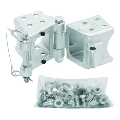 Fulton Fold-Away Bolt-On Hinge Kit, x 4-Inch Trailer Beam, Zinc Finish, Holds up to 7500-Pound