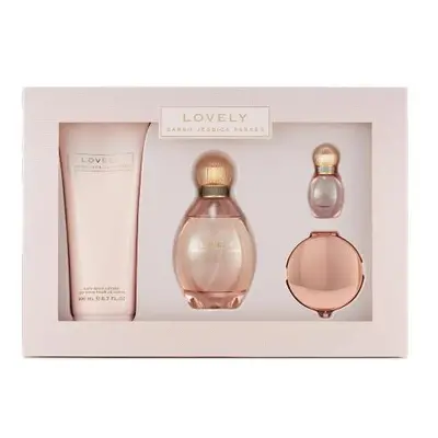 Lovely Sjp Pcs Set: 3.4 Eau De Parfum Spray + Ml Eau De Parfum Spray + 6.7 Body Lotion + Compact