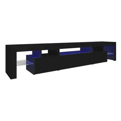 (black, x 36.5 x cm) vidaXL TV Cabinet with LED Lights Media Unit TV Stand TV Unit Hifi Cabinet