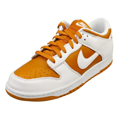 (9.5) Nike Dunk Low Qs Mens Fashion Trainers in Dark Curry White