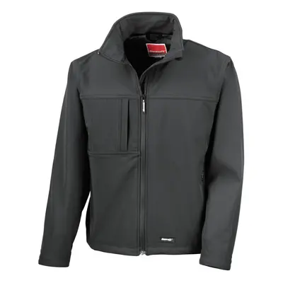 (3XL, Black) Result Mens Softshell Premium Layer Performance Jacket (Waterproof, Windproof & Bre