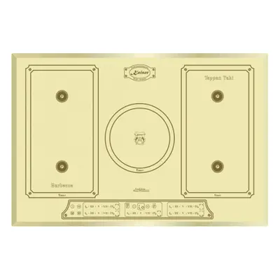 Kaiser Empire 77cm Ivory Induction Hob | Burner Ceramic Glass