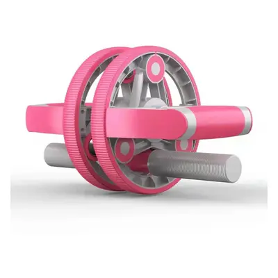 (Pink) In Multifunctional Combined Abdominal Wheel for Arm Waist Leg Exercise Gym Fitness Equipm