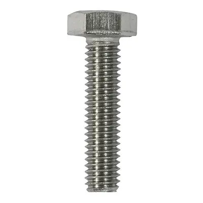 Timco Set Screws DIN933 A2 Stainless Steel - M6 x (10 Pack)