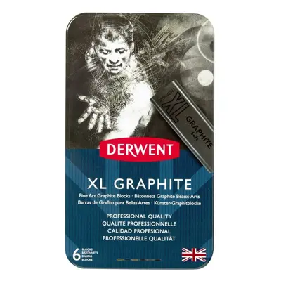 Derwent Tinted Graphite Drawing Blocks, Set of 6, Professional Quality, - Multi-Colour