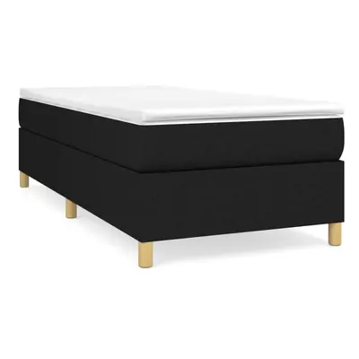 (black, cm/ 3ft single) vidaXL Box Spring Bed Frame Mattress Foundation Upholstered Bed Base Fab