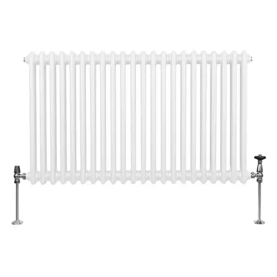 ( 600mm x 1012mm, White) Traditional Column Radiator Heater