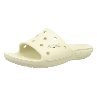 crocs Unisex classic Slide Sandals, Bone, Men11 Women