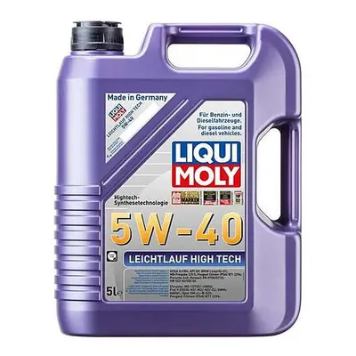 Liqui Moly 5W40 Engine Oil ACEA A3/B4 Leichtlauf High Tech MB229.5 BMW 5L