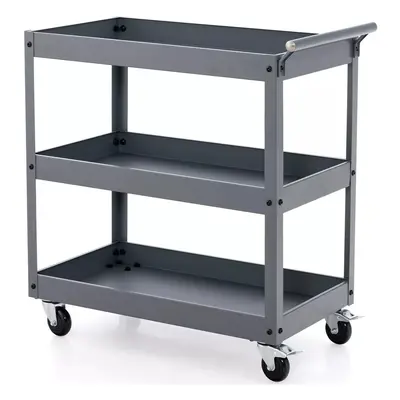 3-Tier Commercial Utility Cart Dining Room Heavy Duty Service Cart