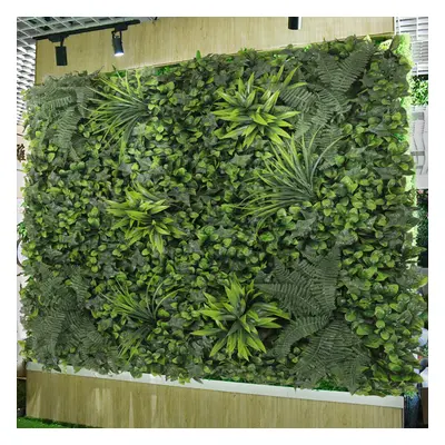 Artificial Plant Hedge Greenery Wall Panel with Assorted Foliage