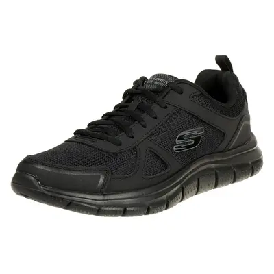 (10) Skechers Mens Track Scloric Low-Top Sneakers Trainers - Black