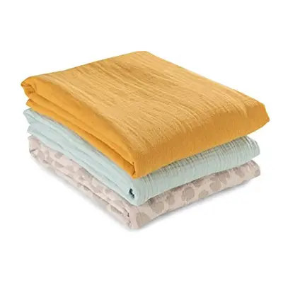 Cuddle N Clean Muslin Cloth Set, Pack of - Super Soft, Large 80cm x 80cm, For Breastfeeding, Swa