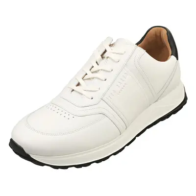 (8) Ted Baker Fraine Mens Fashion Trainers in White