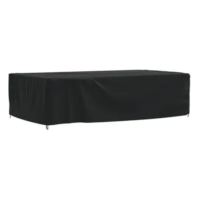 (315 x x cm) vidaXL Garden Furniture Cover Outdoor Furniture Table Cover Black 420D Oxford