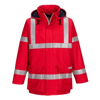 (Red, XXL) Portwest Bizflame FR Antistatic Jacket