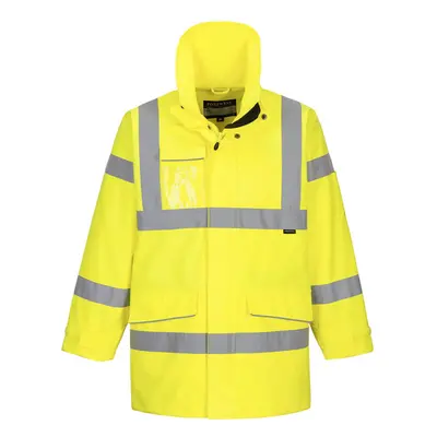 (Yellow, M) Portwest Hi-Vis Extreme Parka Jacket