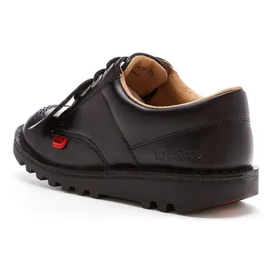 Kickers Kick Lo Core Junior Leather Shoes in Black 1KF0000439BTW [UK EU 33]