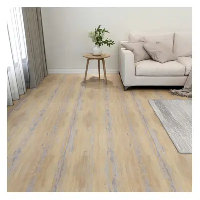 vidaXL 55x Self-adhesive Flooring Planks PVC 5.11 mÂ² Brown Floor Tile Cover