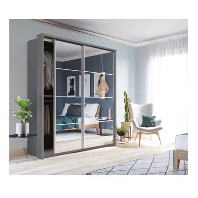 (Grey Matt) Arti - Sliding Door Wardrobe 180cm