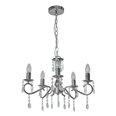 Argyll Chrome Ceiling Light Chandelier