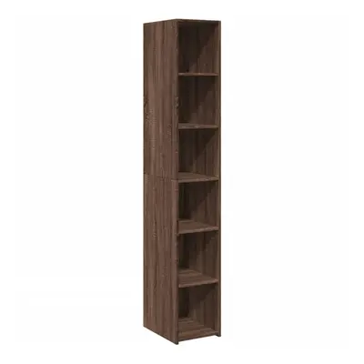 (brown oak) vidaXL Highboard Sideboard Side Cabinet Cupboard Grey Sonoma Engineered Wood