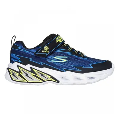 (13 (Children's)) Light Storm 2.0 - Bolt-Brights | Black/Blue | Boy's Flashing Lights Trainers