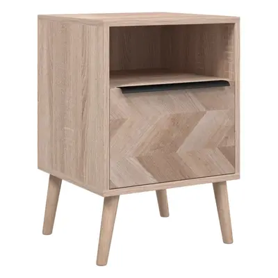 Finori Bedside Cabinet Nightstand Bed Table Side Table Lusk 61A Sonoma Oak