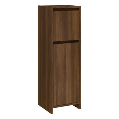 (brown oak) vidaXL Bathroom Cabinet Washroom Storage Cabinet Cupboard Engineered Wood