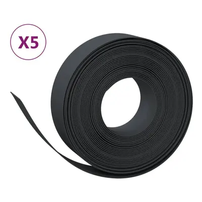 (black, x 0.15 m) vidaXL Garden Edging Patio Lawn Edging Garden Border Rolls pcs Polyethylene