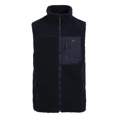 (S, Navy) Trespass Mens Buckless Fleece Gilet