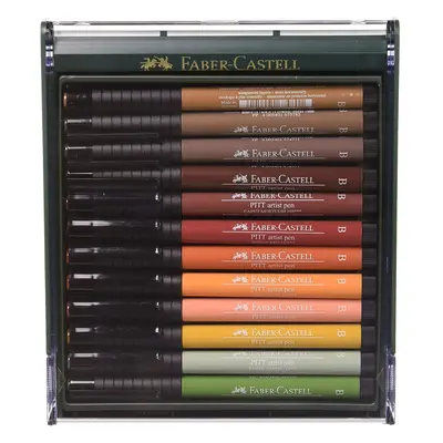 Faber-Castell Autumn Colours Pitt Brush Pen (Pack of 12)