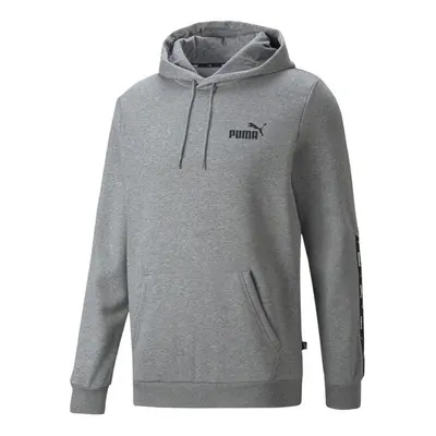 (M) Mens Puma Hoodie Grey Ess Tape Overhead Sweatshirt