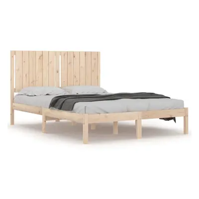 (brown, x cm) vidaXL Bed Frame Bed Base Bedstead Bedroom Mattress Foundation Solid Wood Pine