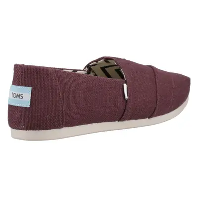 (Red, (Adults')) TOMS Alpargata Jute Women's Burgundy Espadrilles