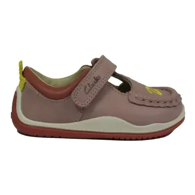 (5 (Children's)) Noodle Shine Toddler | Dusty Pink Leather | Childrens T-Bar Shoes