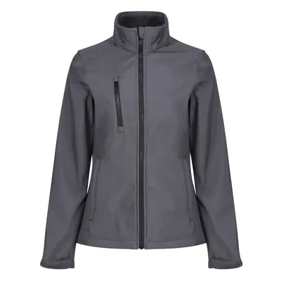 (10 UK, Seal Grey/Black) Regatta Womens/Ladies Ablaze Layer Membrane Soft Shell Jacket