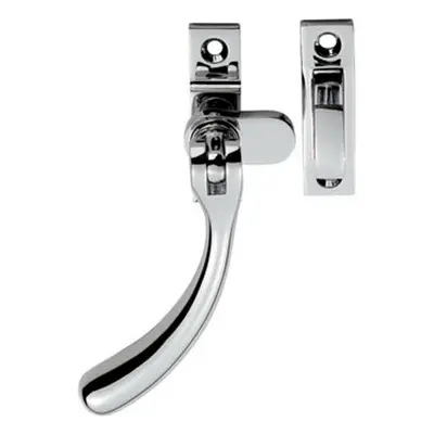 Bulb Ended Casement Window Fastener 98mm Handle 45mm Centres Polished Chrome