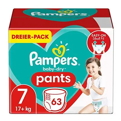 Pampers Baby-Dry Pants 7, Panty Nappies, Easy to Put On and Off, Reliable Pampers Dryness, kg +