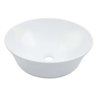 vidaXL Wash Basin 41x12.5cm Ceramic White Bathroom Washroom Wash Bowl Sink