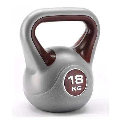 York Fitness Vinyl Coated Gym Training Home Kettlebell - 18kg