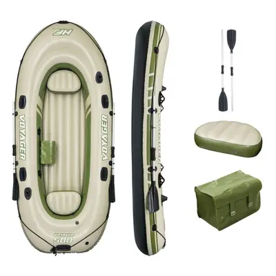 Bestway Hydro Force Inflatable Boat Voyager Fishing Rowing Boat Raft Canoe