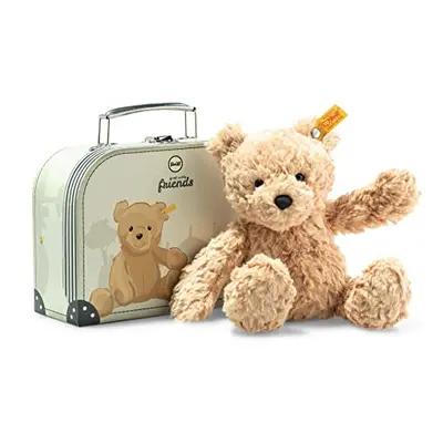 Cuddly Toy Bear Jimmy in Suitcase, Cute Stuffed Toy, Boys, Girls & Babies from Months, Soft Cudd