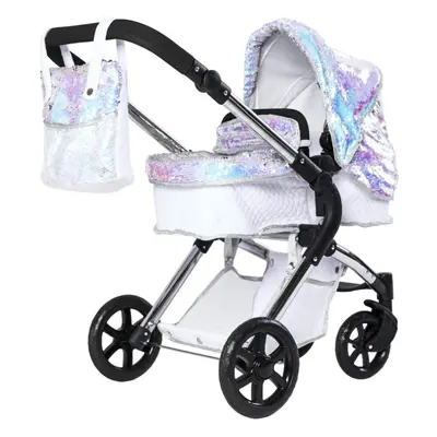 Roma Polly Single Dolls Pram - Mermaid