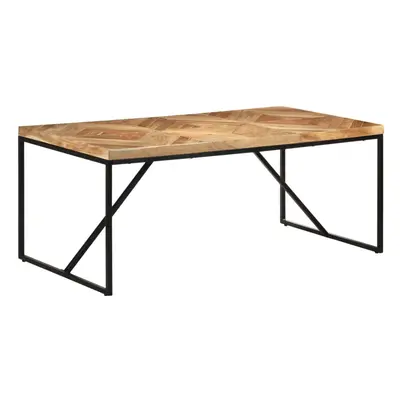 vidaXL Solid Acacia and Mango Wood Dining Table 180x90 cm Kitchen Dining Room