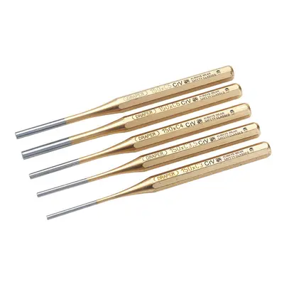 Octagonal Parallel Pin Punch Set (5 Piece)