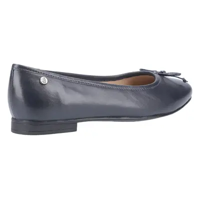 (Blue, (Adults')) Hush Puppies Naomi Leather Women's Navy Flats